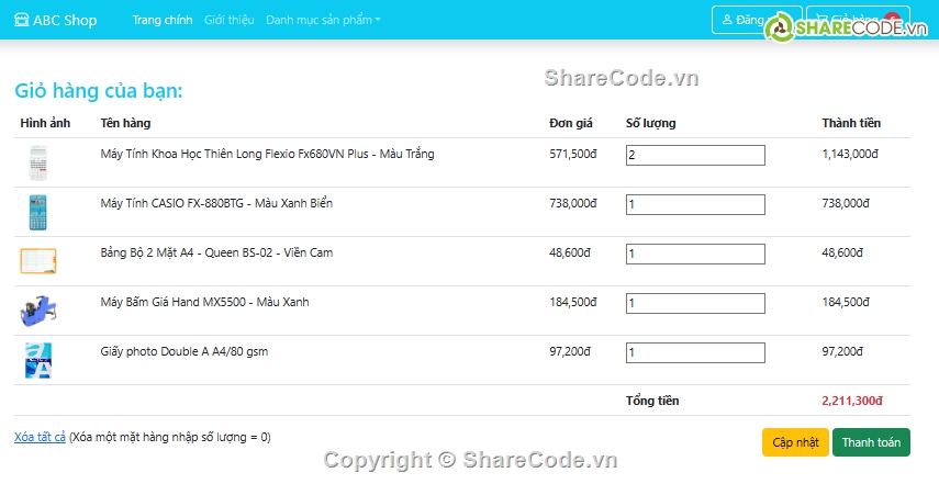 code web MVC,Source PHP,Web Bán Sách,Web Bán Dụng Cụ Học Tập,web văn phòng phẩm,PHP MVC MODEL